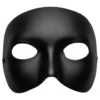 Halvmaske Sort