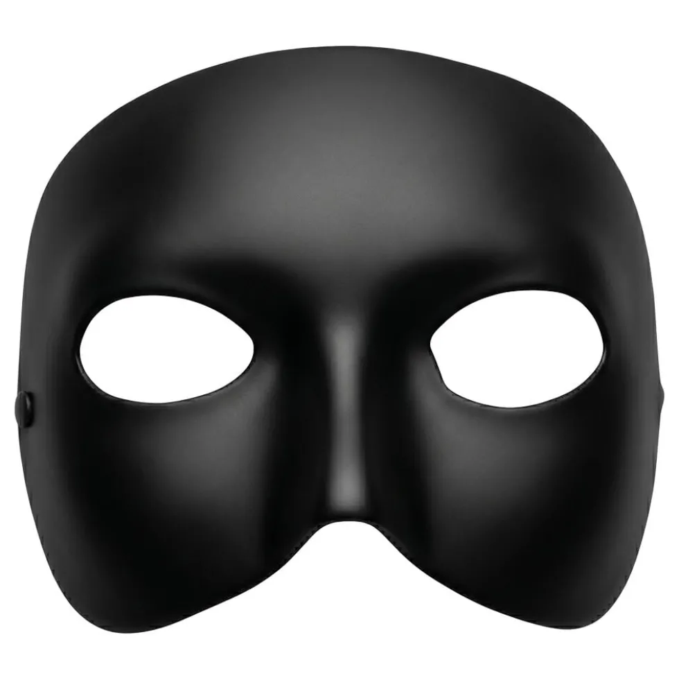 Halvmaske Sort
