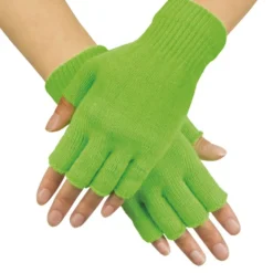 Handsker Fingerløse Neongrønne