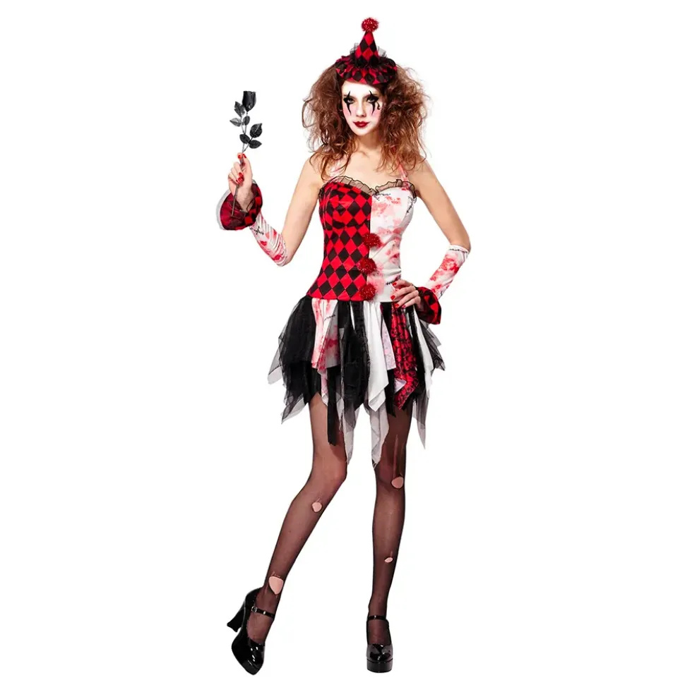 Harlekin Halloween Kostume