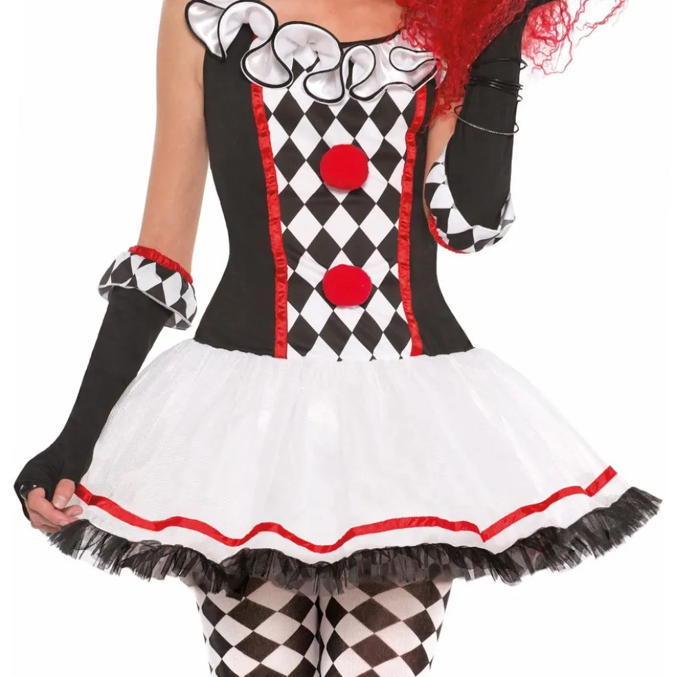 Harlequin Clown Børnekostume