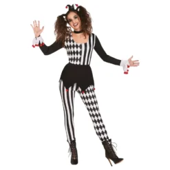 Harlequin Gøgler Kostume