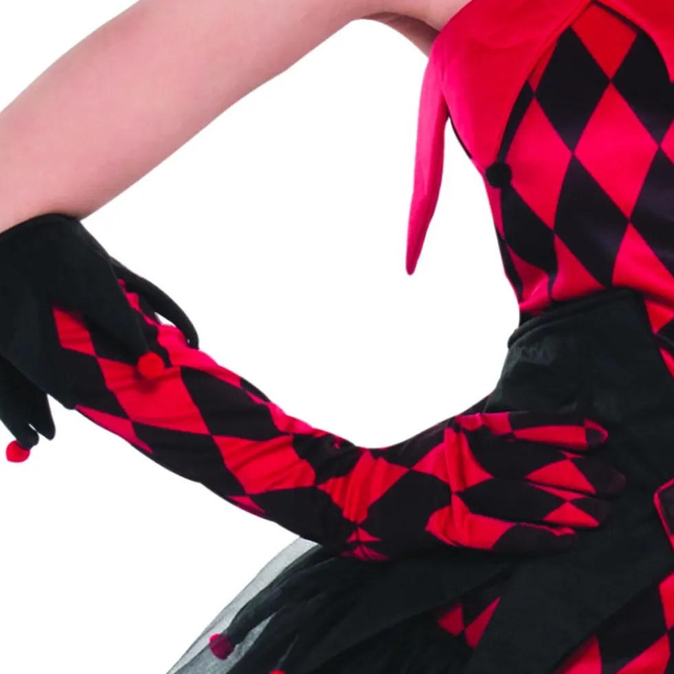 Harlequin Kjole Kostume