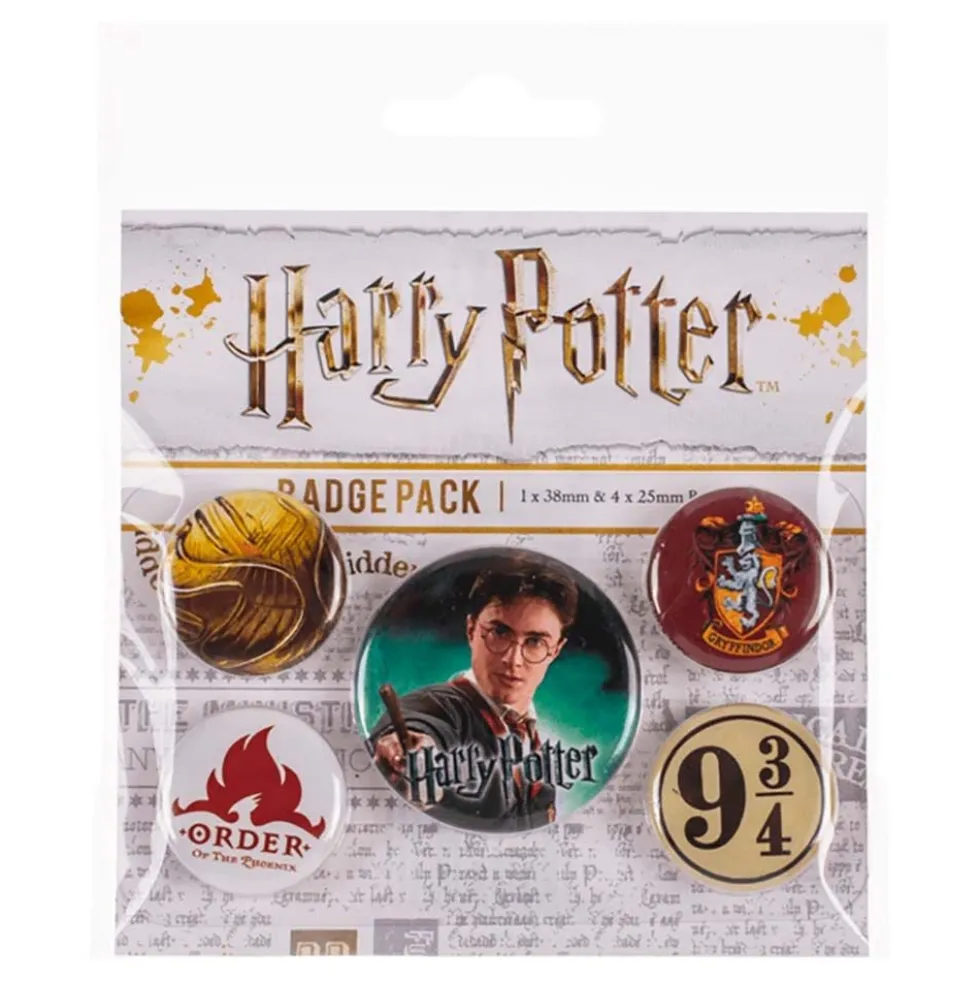 Harry Potter Gryffindor Badges