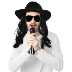 Hat med Hår King of Pop