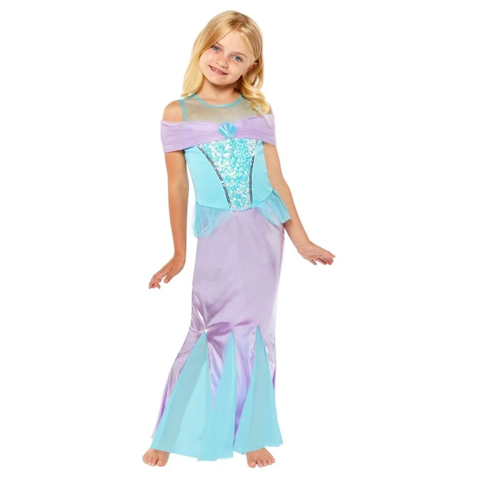 Havfrue Børnekostume