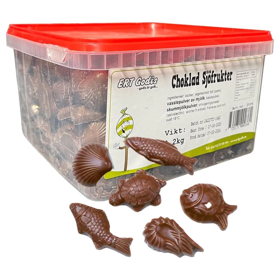 Havfrugter Chokolade Økonomipakke