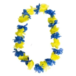 Hawaiikrans Blå/Gul