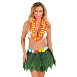 Hawaiinederdel Blade & Blomster