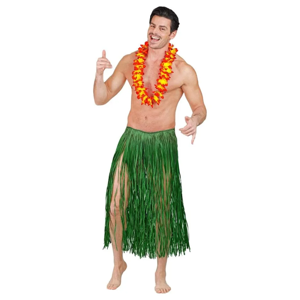 Hawaii-nederdel Grøn