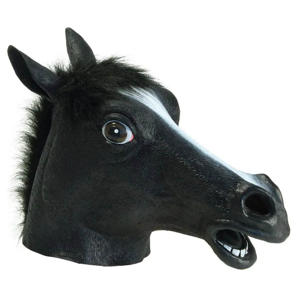 Hestemaske Sort