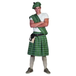 Highlander Grøn Kostume