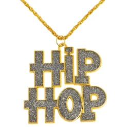 Hip Hop Halskæde Guld