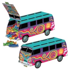 Hippiebus Borddekoration