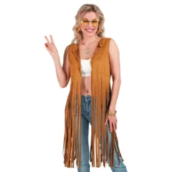 Hippie Vest med Frynser