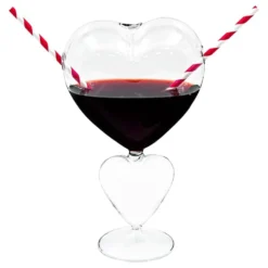 Hjerteformet Glas