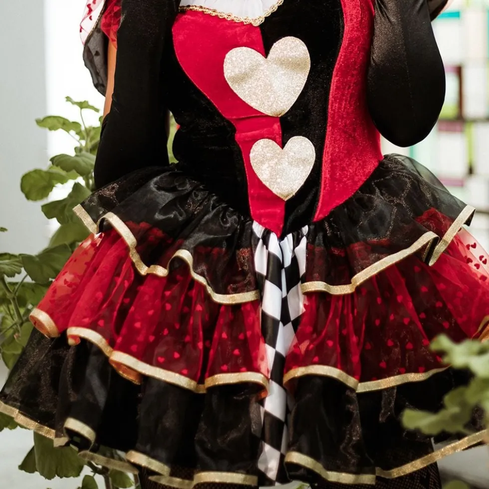 Hjerter Dame Deluxe Kostume