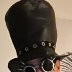 Høj Hat Læderlook