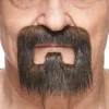 Håndværker Moustache Brun