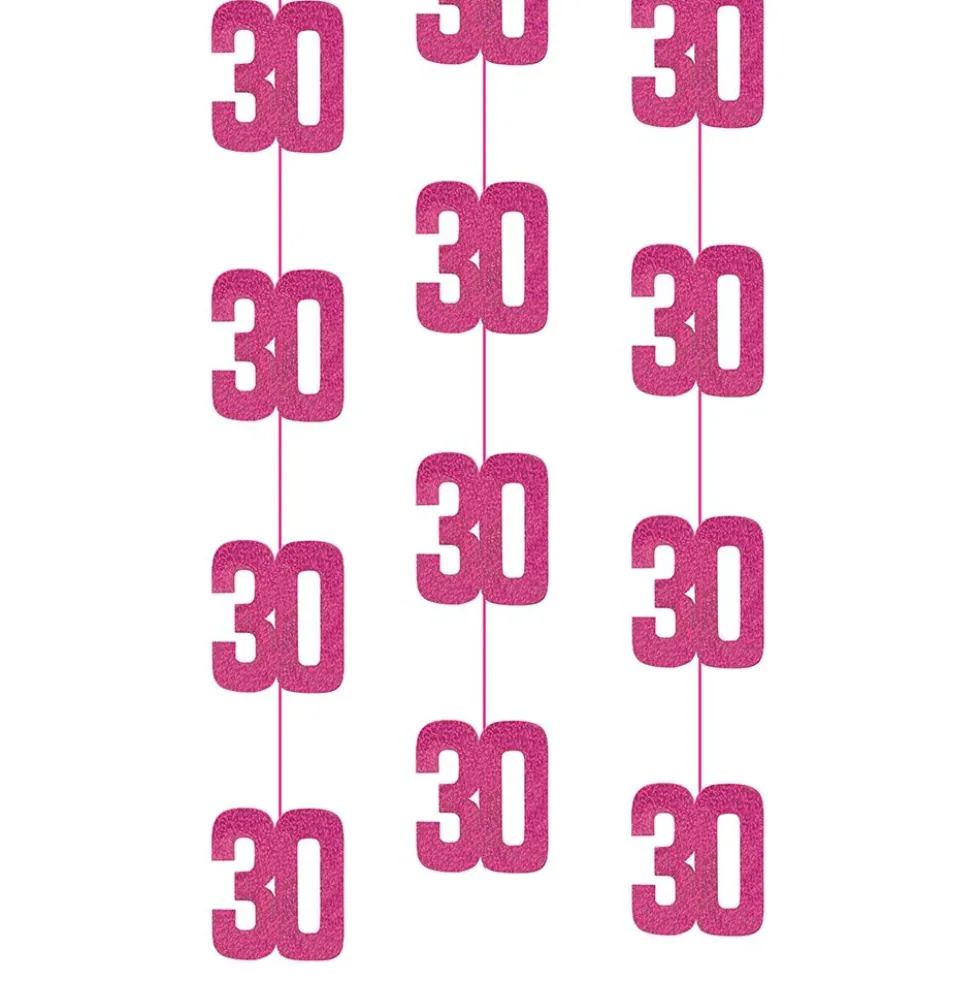 Hængende Dekorationer 30 Lyserød