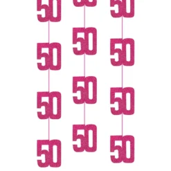 Hængende Dekorationer 50 Lyserød