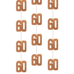 Hængende Dekorationer 60 Rosaguld