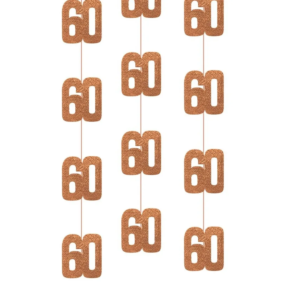Hængende Dekorationer 60 Rosaguld