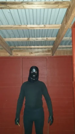 Hockeymaske Sort
