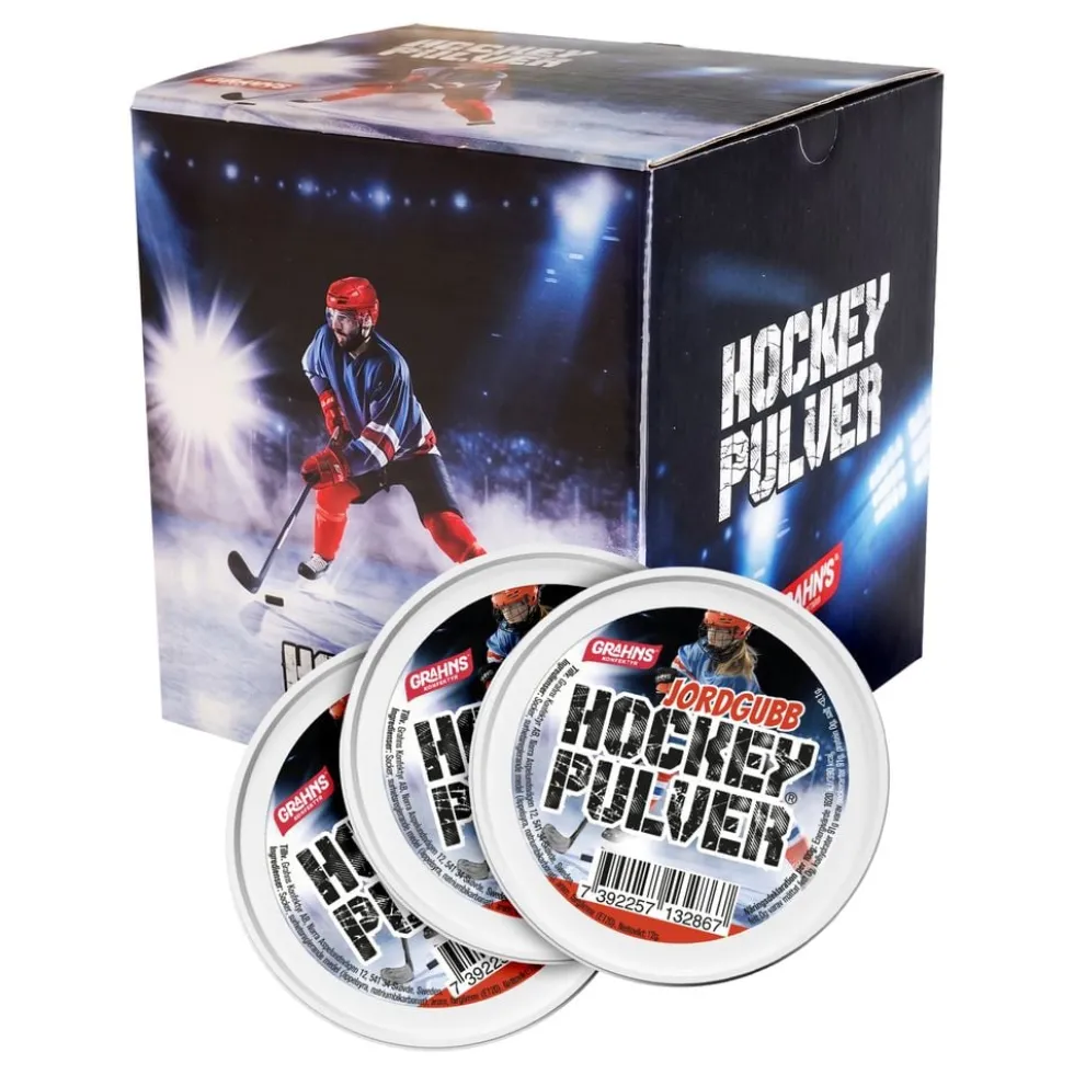 Hockeypulver Jordbær Storpak