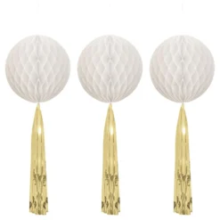 Honeycomb Hvid/Guld