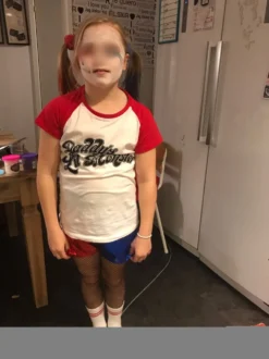 Hotpants Blå/Rød