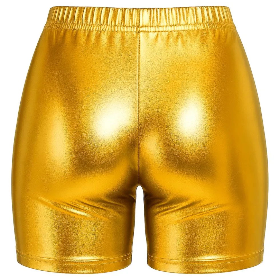 Hotpants Guld Metallic