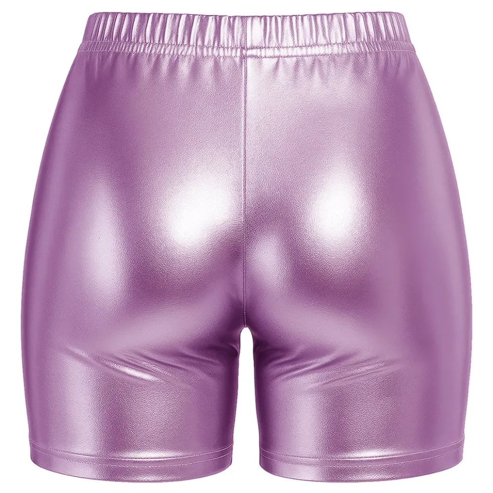 Hotpants Lyserød Metallic