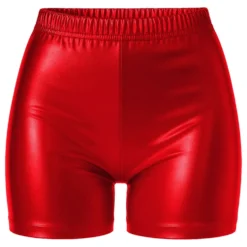 Hotpants Rød Metallic