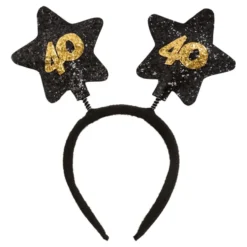 Hårbøjle 40 Birthday Star