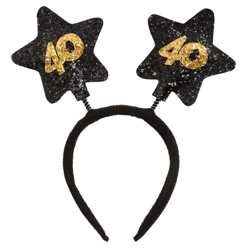 Hårbøjle 40 Birthday Star