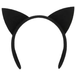 Hårbøjle Katteører & Choker Strass