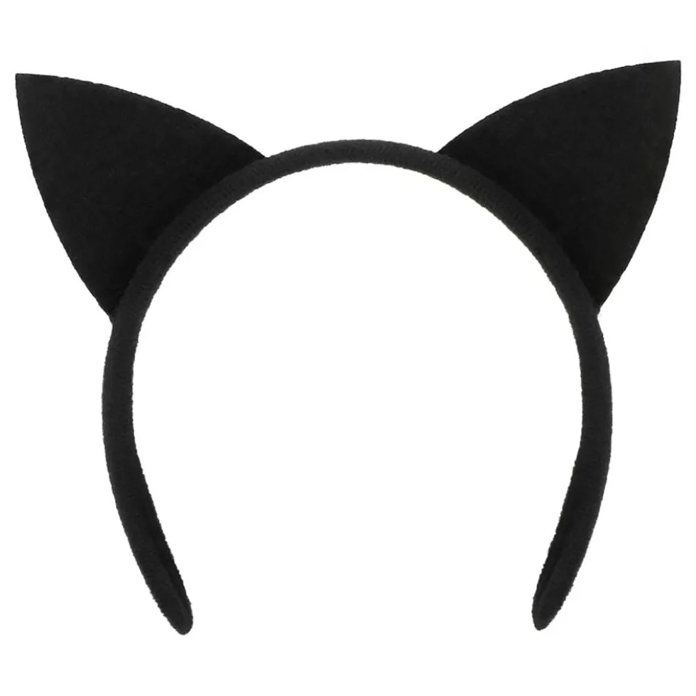 Hårbøjle Katteører & Choker Strass