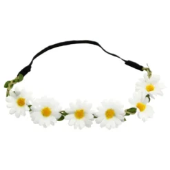 Hårbånd med Hvide Margueritter
