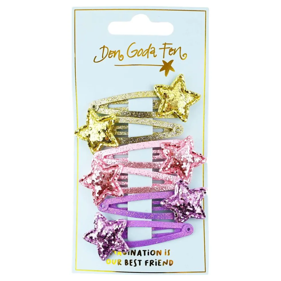 Hårspænder Stjerner Glitter