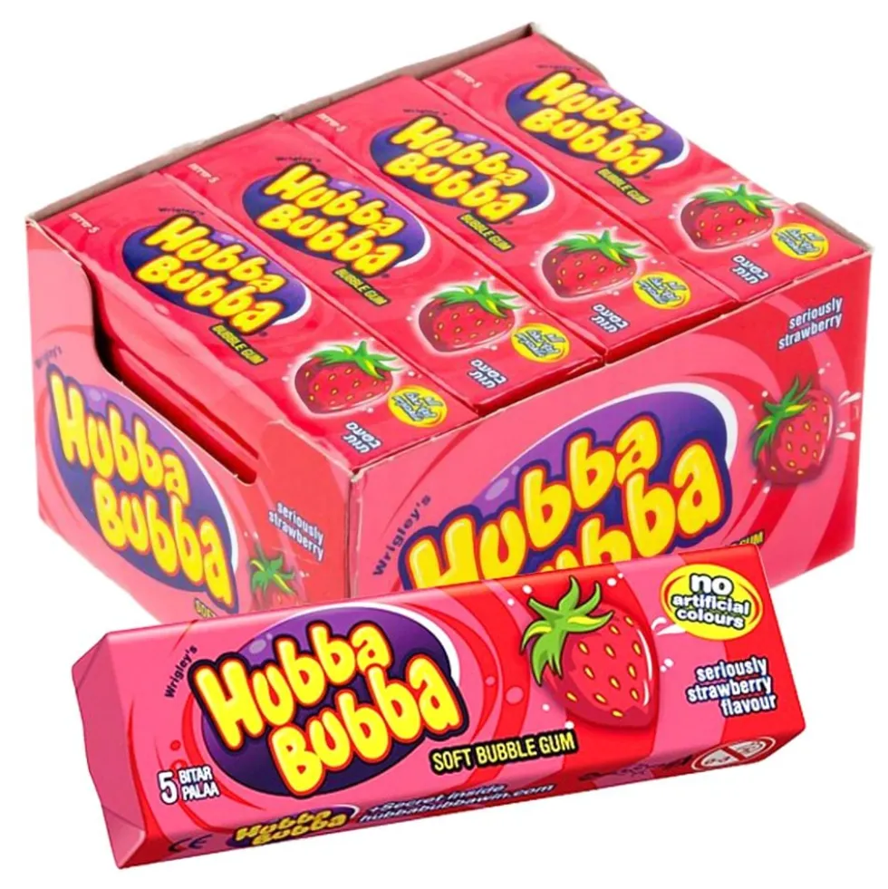 Hubba Hubba Jordbær Storpak