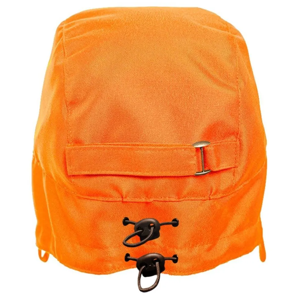Hue med Øreklapper Orange
