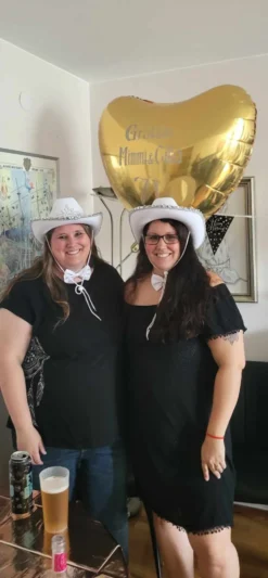 Hvid Cowboyhat med Tiara
