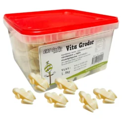 Hvide Chokoladefrøer Storpak