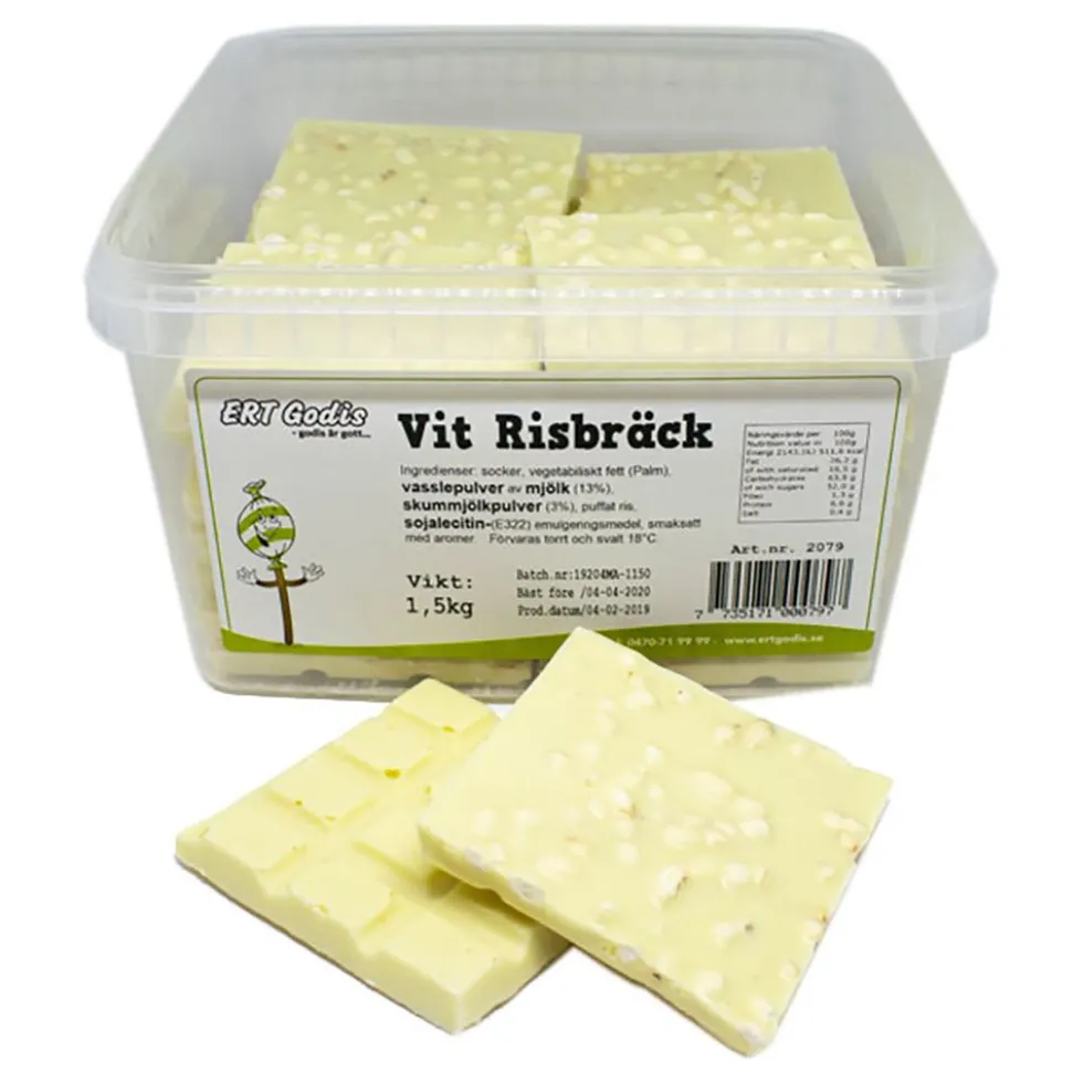 Hvid Rischokolade Økonomipakke
