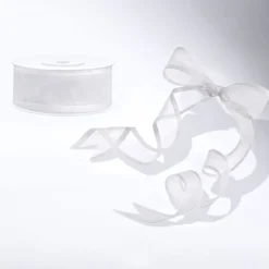 Hvidt Chiffonbånd