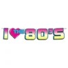 I Love The 80's Guirlande
