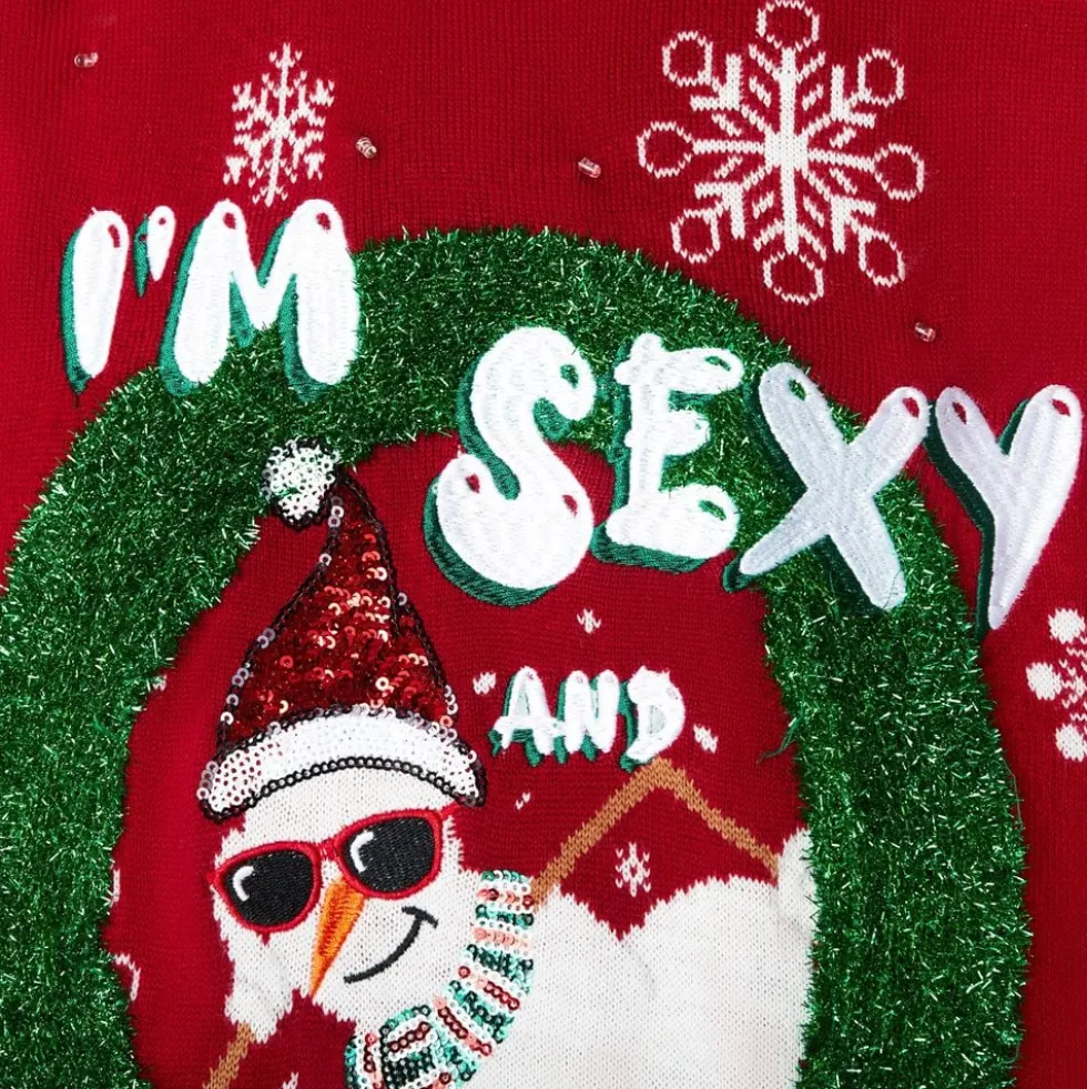 I'm Sexy and I Snow It LED Juletrøje