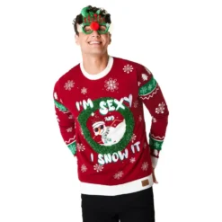 I'm Sexy and I Snow It LED Juletrøje