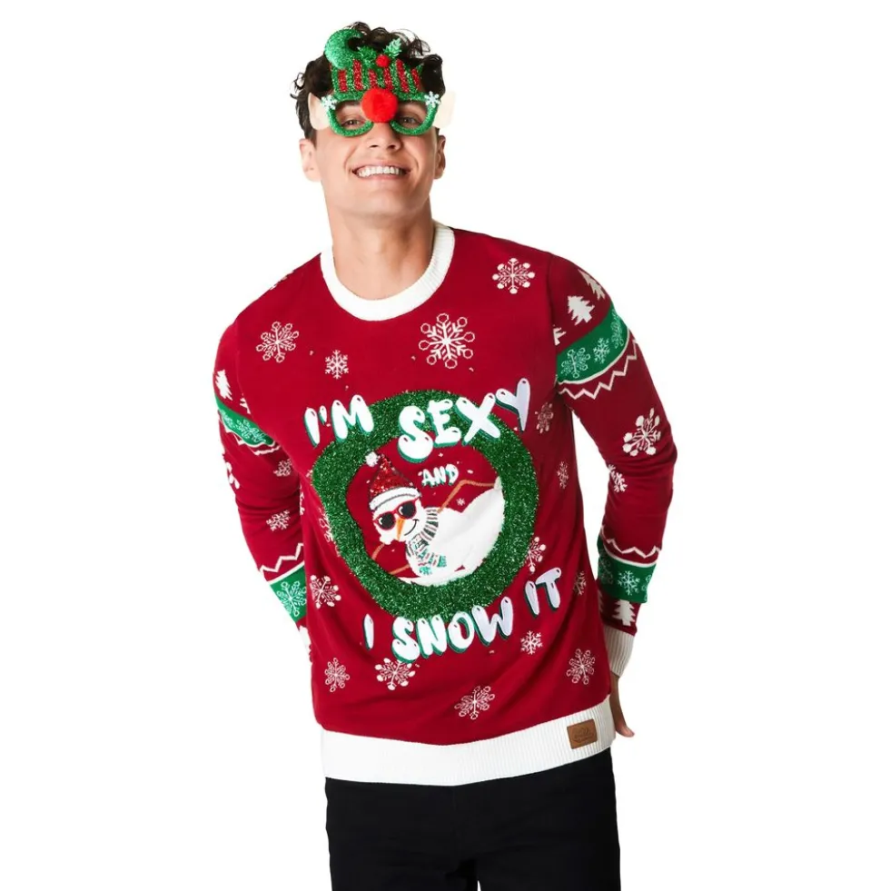 I'm Sexy and I Snow It LED Juletrøje